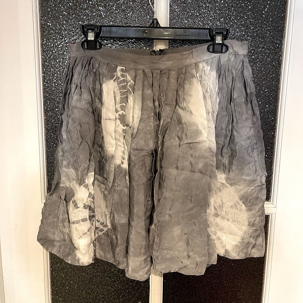 Velvet tie dye skirt